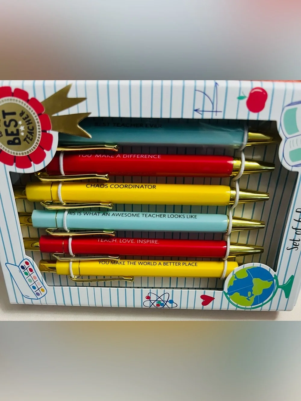 JAMES BURKE NWT TEACHER Bundle Includes A Journal & Inspirational 6- Pen Set.
